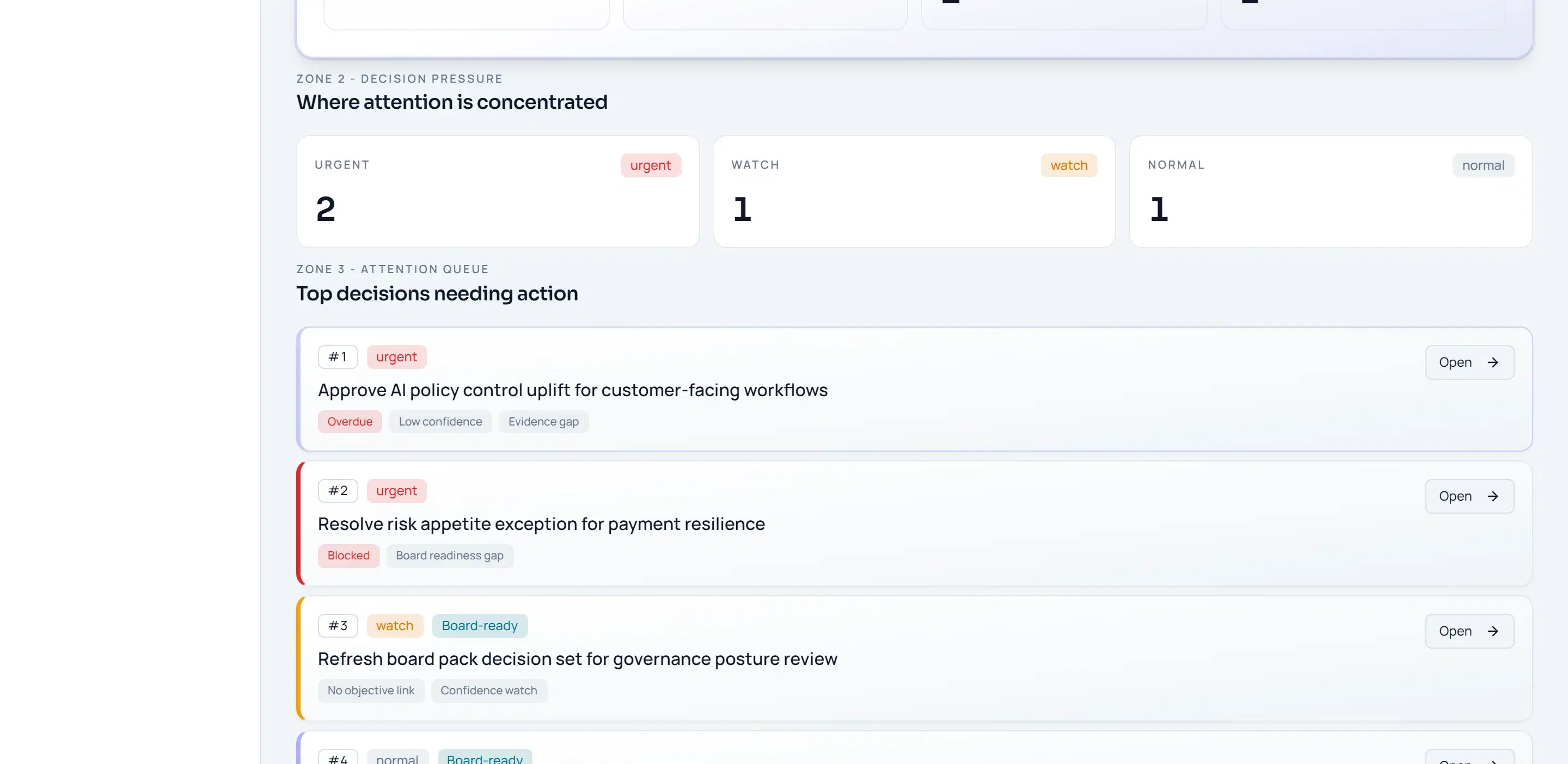 Decision Register preview